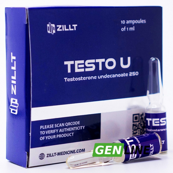 Тестостерон ундеканоат Zillt Medicine купить в Украине | Genline.com.ua